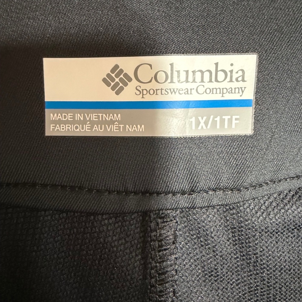 Columbia All Seasons Pull-On Pant Womens 1X Black Omni-Shade Straight Gorpcore - Picture 3 of 11